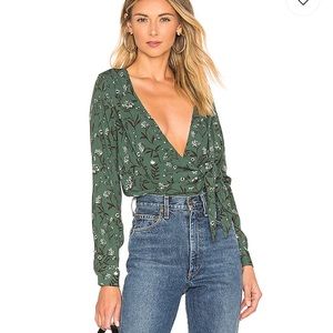 NWT Capulet REVOLVE Daria Bodysuit in Caspia Print